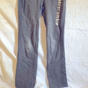 Gray loose sweatpants